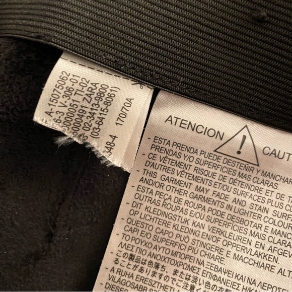 Zara Pants Vegan Leather Black High Waisted Side Zip Like New Size Medium - Picture 4 of 12